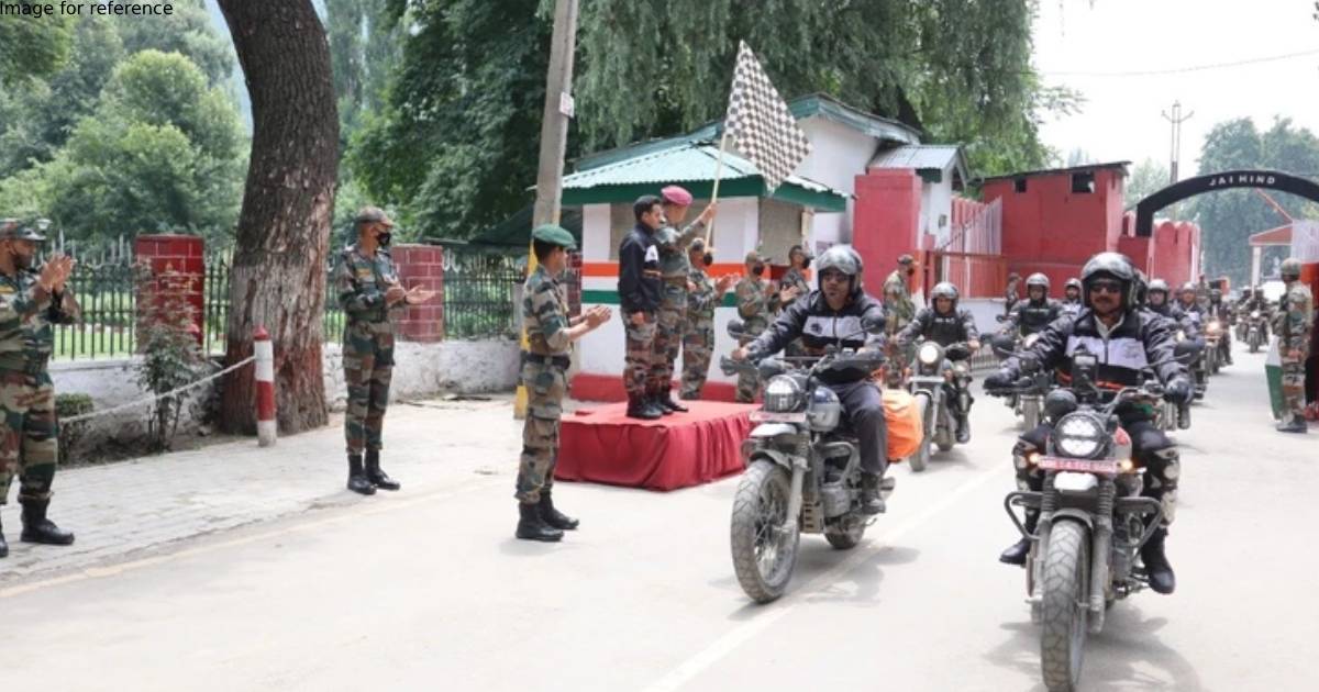 Kargil Vijay Diwas motorbike rally arrives in Srinagar